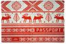 Обложка для паспорта "Knitted Deer 2"