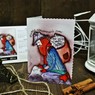 Поздравительная открытка ЧЕЛОВЕК, СОБИРАЮЩИЙ ГОРЫ