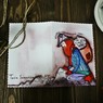 Поздравительная открытка ЧЕЛОВЕК, СОБИРАЮЩИЙ ГОРЫ