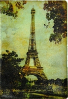 Обложка для паспорта "Vintage Paris"